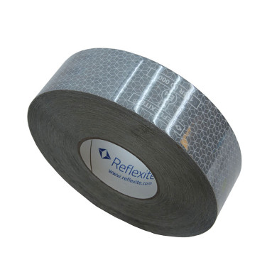 Refleksbånd hvid 50mmx50m pr. rulle - 82.104.00