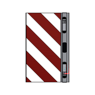 Breddemarkering m/lys Rektangulært, SE/EU/NO, VF