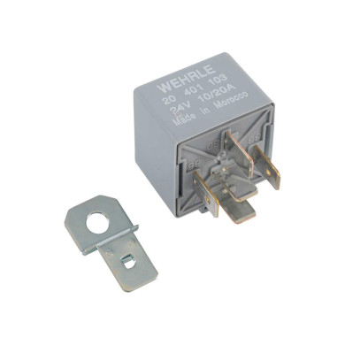 Mini rele 24V 10/20A 87A m/diode