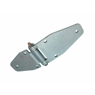 Hengsel plan med smørenippel, galv - L187xB65mm