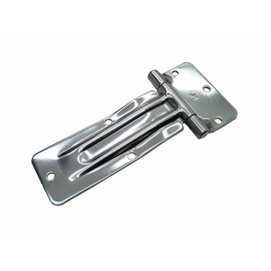 Sidedørshengsel 186/60x69/107,5mm. -  Polert , rustfri. - 070825004A