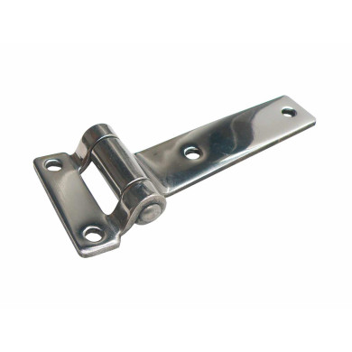 Sidedørshengsel plan 134 mm - 134x25mm, Ø7mm huller - 2330S