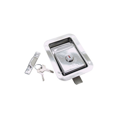 Smekklås rustfri inkl.mothold og nøkkel  - 2384