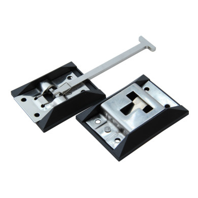 Dørholdersett Arm 120 mm rustfri - 2608