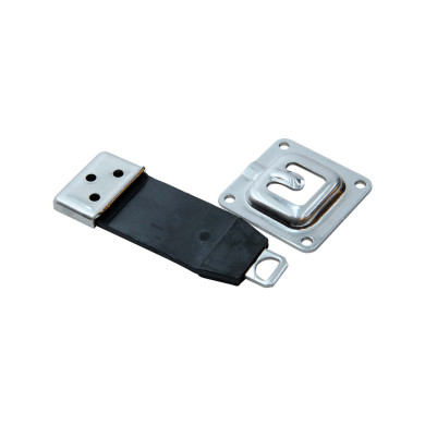 Dørholder rustfri m/band 123mm - 072320381