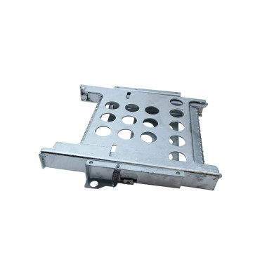 Uttrekkbar stige m/2 trinn og plattform - Høyde 603 mm, plattform/trinn 210mm  - Varm galv. kun 489mm sammenfoldet