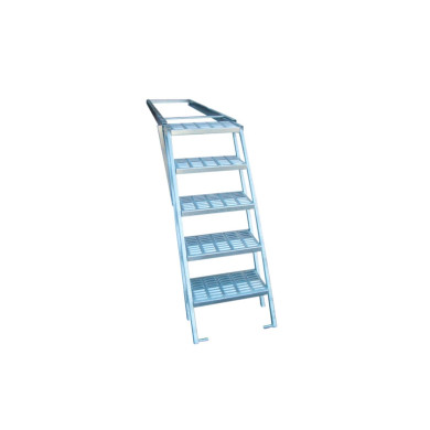 Uttrekkbar stige  m/5 trinn, varm-galv - .