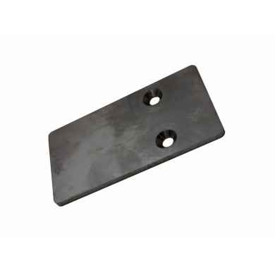 Hængsel plade f/dobbelt. 350082 - Rustfri