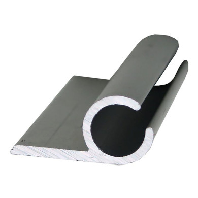 Teltlistprofil  eloksert 5,02 mtr. - A1506 25x9mm for kederlist Ø 5,5mm - 34091 - 10.0425.30