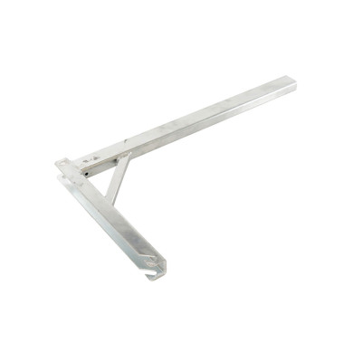 Brakett med arm for sidehinder. - Varmgalvanisert. 720x385 mm.