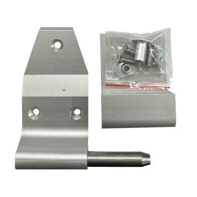 Hengsle alu.komplett  med tapp-venstre  for høyre bakdør - 290-B.port hengsle v