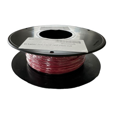 El.kabel 1x4 mm2 rød - 05054R