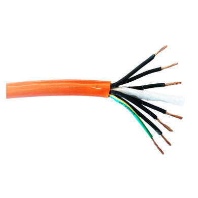 Kabel ROFLEX EPR/PUR 7G1,50 orange - leveres i tromel a 100m