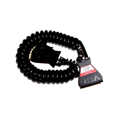 Spiralkabel m/støpsel VBG 17-polet  - 70270045