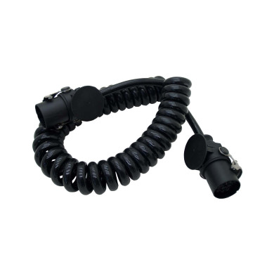 Spiralkabel 15-polet m/støpsel ISO12098 - 82393 - ak65601