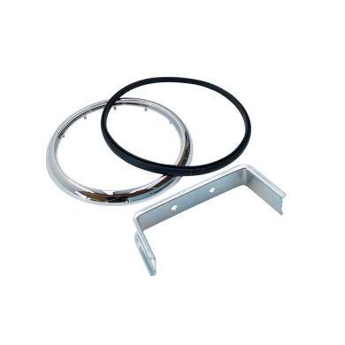 Ramme for innbygningslykt blank - 8004 - 95.009-061