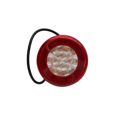 Baklampe Ø140mm LED 12/24V bak, stopp og blink - 40 051 001