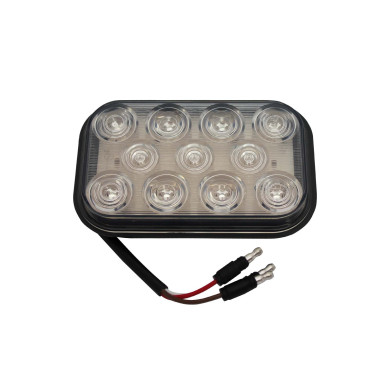 Brems/Baklys innsats  klart glass  4,57mm,Y-godkjent. - PM-850CR-Y-BT3