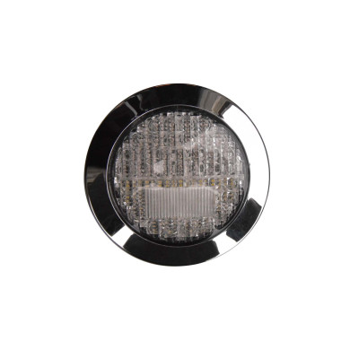 Tåklykt/ryggelys LED 24V, m/krom kant, Jokon