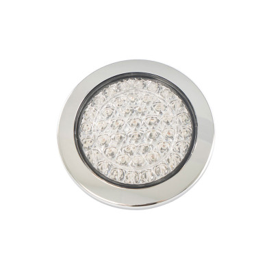 Baklampe,Blink/Brems/Park  Jokon 727 Mini LED 24V klar linse. Ø95mm, Innb.ø90/utv.122mm - 10.0044.500