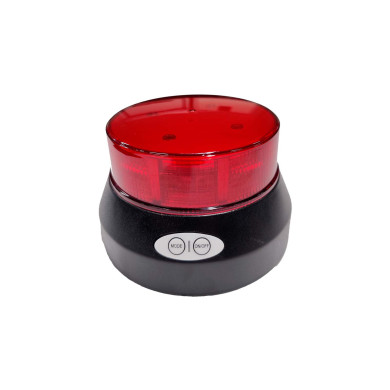 Nordlys Varsellys LED Rød Oppladbar, Magnet