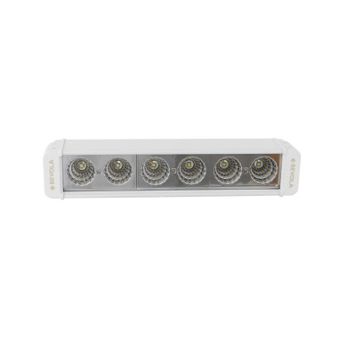 Lysbjelke 6x10W LED Flood 5400 lumen Hvit - 10W single bar 6P White