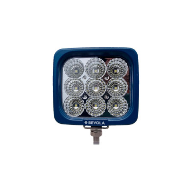 Arbejdslampe LED Flood Blå 9-32VDC 4050lm 9x5W Blå m/beslag