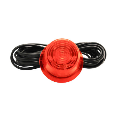 Gylle glass orange m/diode 24V, 1.2W - 5 dioder i rekke.  - E-merket - 30794