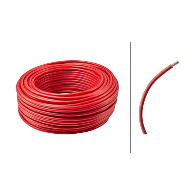 Kabel 1x10,00mm² rød