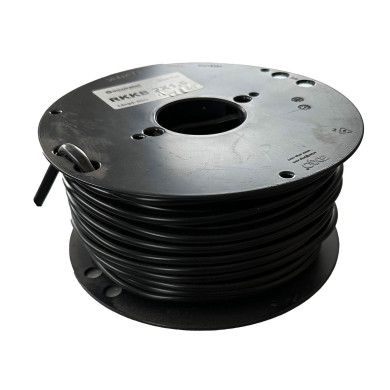 Kabel 2x1,00mm² hvid/sort