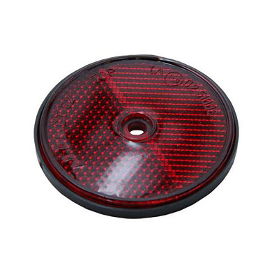 Refleks rød Ø60 mm - 80.090-001