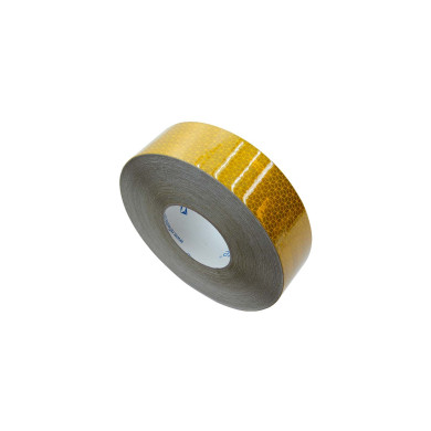 Refleksbånd gul 50 mm 50 mtr. - Oralite R38540-41,F065