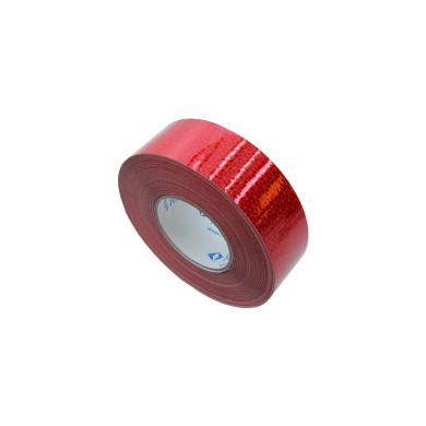Refleksbånd rød 50 mm 50 mtr - Oralite R38540-41,F012