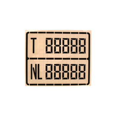 Vekttavle, nyttelast 5siffret sort - 41031