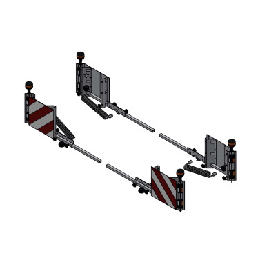 Bred last markering m/lys+rotorlygte EU sæt
