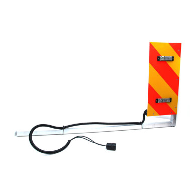 Breddemarkering m/lys komplett  Venstre Foran - Alu