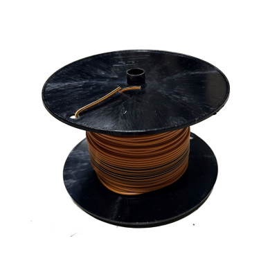 El.kabel 1x0,75mm² oransje/svart - 05050 oransje/svart