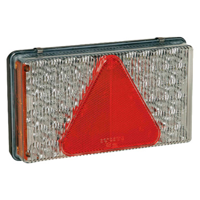 Multiled Baklykt m/trekant, høyre,24 Volt,239x139x50mm, ASS2 - 24-7500-707