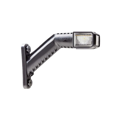 Superpoint IV Led,rød/hvit/orange, lang arm 12/24V , venstre, P&R, 2m kabel - 31-3104-007