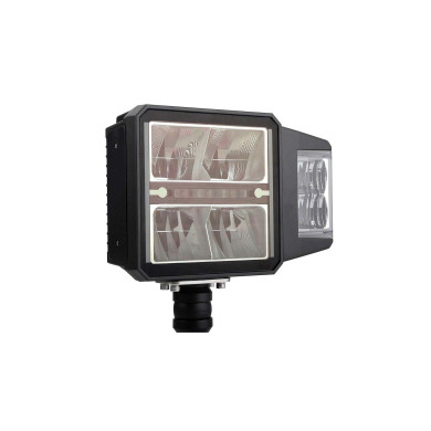 Brøytelys LED med nær, fjern, varme, blink og park