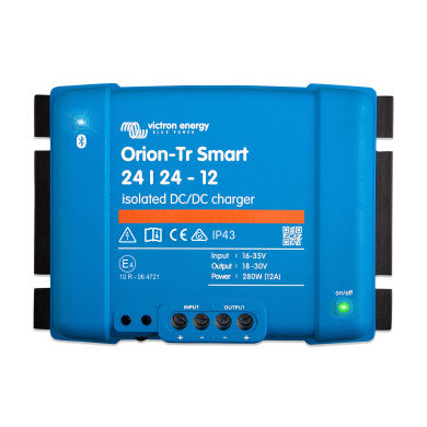 Orion-Tr Smart 24/24-12A (280W) Isolated DC-DC batterilader - 14614