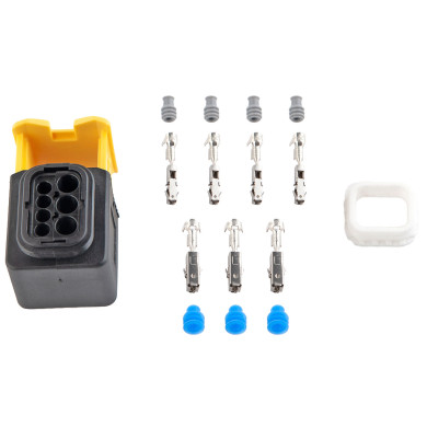 Kontaktstykke lamper 7-pin Scania/MB/DAF Firkantet hun - 7814577