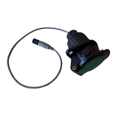 Hunnkontakt Grønn f/spiralkabel Spk 170 - 9600000236