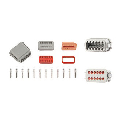 Kontaktstykke Deutsch 12-pin 13A, hun - DT-04-12S
