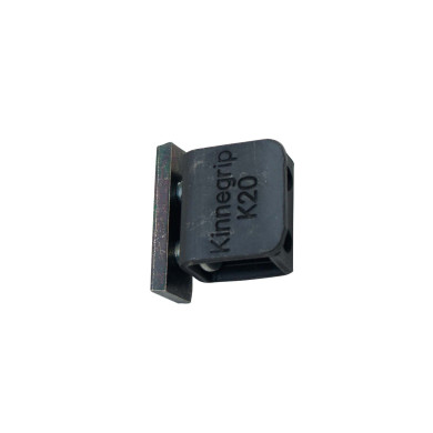 Lemlås f.alu-stolpe K20 sort - 012161