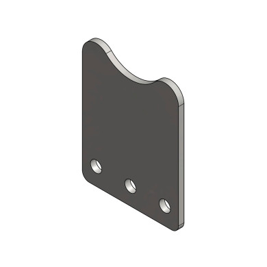 Chassifeste 140x180x8 m/3xØ16,5 hull