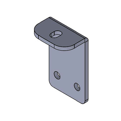 Nedre konsoll høyde 140mm 1 hull galv - ALB109104_kombi