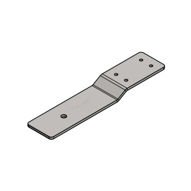 Monteringsbrakett for Custer varselbjelker - sett bestående av 2 braketter - .