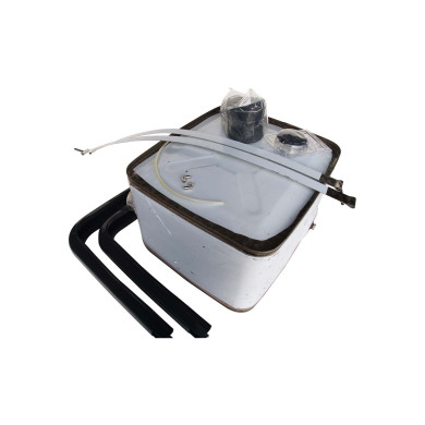 Aggregattank rustfri 165 l, L = 500 mm - 5300N