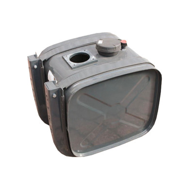 Hydrauliktank stål 60L L400mm primet, grå - AX40